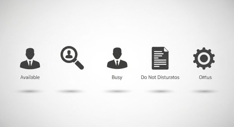 outlook status icons