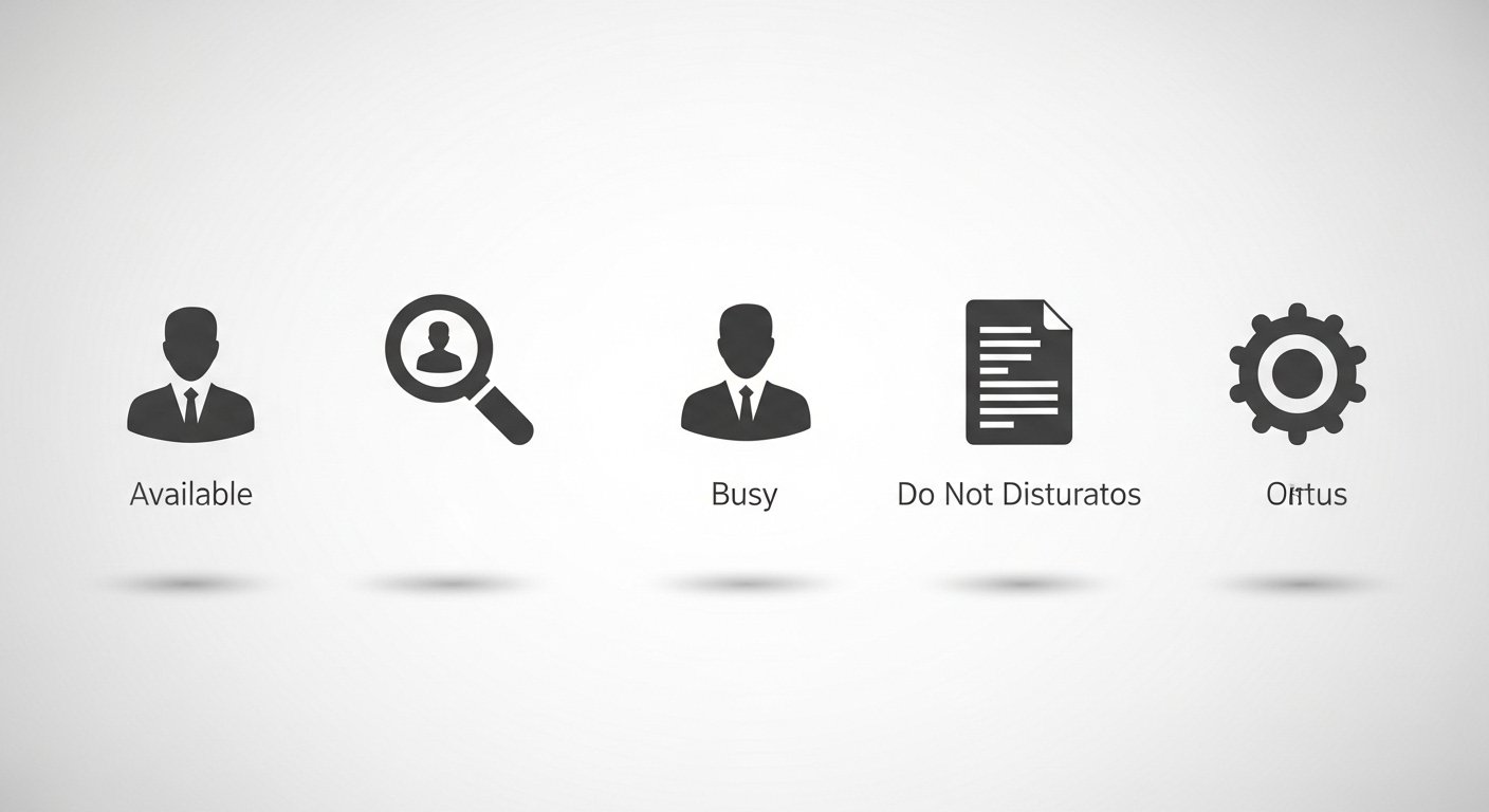 Outlook Status Icons: Communication Indicators