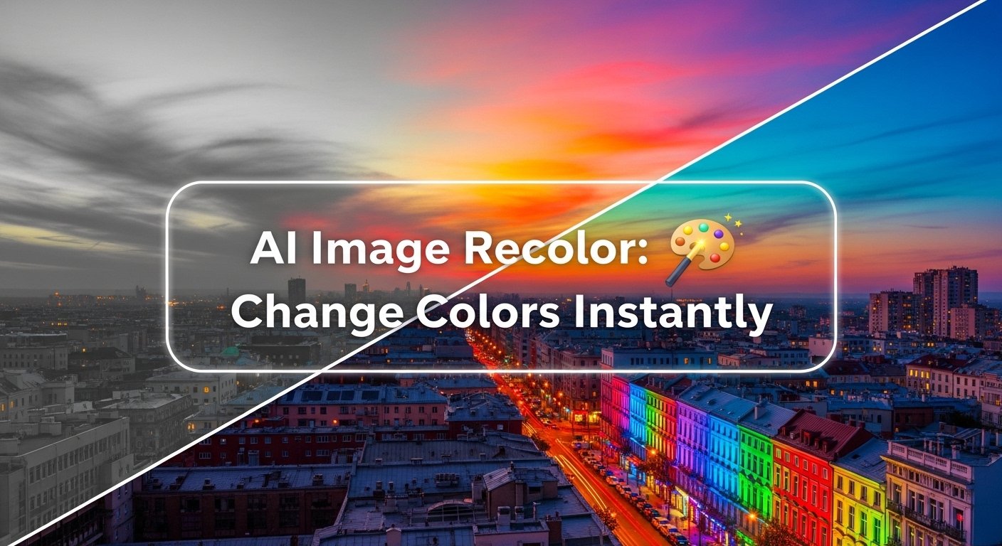 AI Image Recolor: Change Colors Instantly